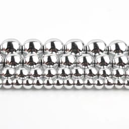 Natural Stone Gold Silver Color Hematite Round Loose Beads For Jewelry Making DIY Bracelet Accessories 15'' 2/3/4/6/8/10/12mm