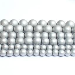Natural Stone Gold Silver Color Hematite Round Loose Beads For Jewelry Making DIY Bracelet Accessories 15'' 2/3/4/6/8/10/12mm