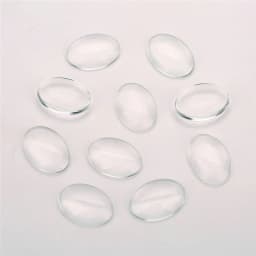 1pack Oval Round Flat Back Glass Cabochon Cameo 6mm 8mm 10mm 12mm 14mm 16mm 18mm 20mm 25mm 30mm For Diy Jewelry Making Findings