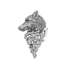 Fashion Vintage Men's Brooches Angel Wings Deer Wolf Cat Animal Brooch Pins Men And Women Skull Brooch Shirt Collar Pin Brooch