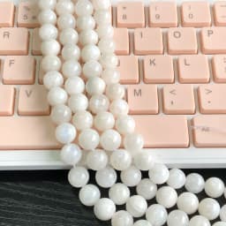 Natural Stone Moonstone Beads 6/8/10mm High Quality Round Smooth Loose Bead For Jewelry Making DIY Bracelet Necklace Accessories