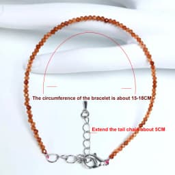 Natural Crystal quartz agate tourmaline Stone 2-3mm Cutting beads Mini necklaces Bracelet are suitable for men and women gifts