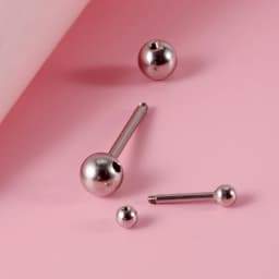 1PC Stainless Steel Tongue Rings Removable Ball Tongue Barbell 16mm Slave Ring Piercing Barbell Forbidden Piercing Body Jewelry