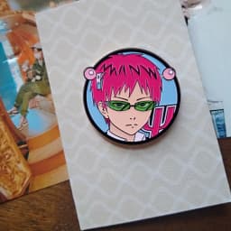 The Disastrous Life of Saiki K Button Badge Pin Pick your favorite character from the anime!