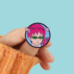 The Disastrous Life of Saiki K Button Badge Pin Pick your favorite character from the anime!