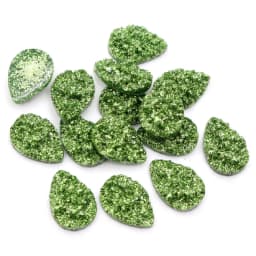 New Fashion 40pcs 10x14mm 13x18mm Drop Style Flatback Druzy Resin Cabochons for Necklace Earrings DIY Jewelry Making Findings