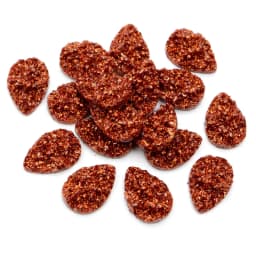 New Fashion 40pcs 10x14mm 13x18mm Drop Style Flatback Druzy Resin Cabochons for Necklace Earrings DIY Jewelry Making Findings