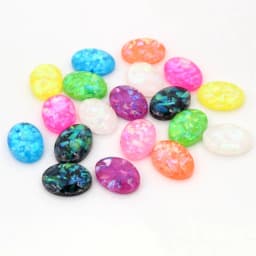 New Fashion 40pcs 10x14mm 13x18mm Drop Style Flatback Druzy Resin Cabochons for Necklace Earrings DIY Jewelry Making Findings