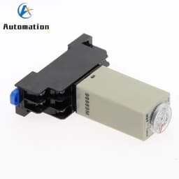 Power-on Delay Rotary Knob DPDT 1S/5S/10S/30S/60S/3M/5M/10M/30M Timer Timing Time Relay AC/DC 24V H3Y-2 With Base Socket PYF08A