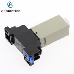 Power-on Delay Rotary Knob DPDT 1S/5S/10S/30S/60S/3M/5M/10M/30M Timer Timing Time Relay AC/DC 24V H3Y-2 With Base Socket PYF08A