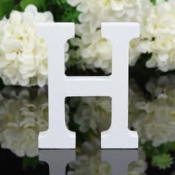 1pc DIY Freestanding Wood Wooden Letters White Alphabet Wedding Birthday Party Home Decorations Personalised Name Design