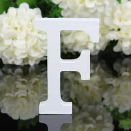 1pc DIY Freestanding Wood Wooden Letters White Alphabet Wedding Birthday Party Home Decorations Personalised Name Design