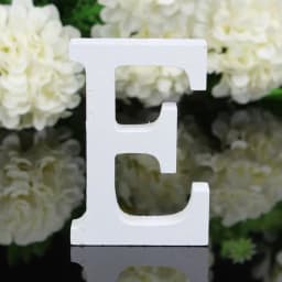 1pc DIY Freestanding Wood Wooden Letters White Alphabet Wedding Birthday Party Home Decorations Personalised Name Design
