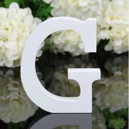 1pc DIY Freestanding Wood Wooden Letters White Alphabet Wedding Birthday Party Home Decorations Personalised Name Design