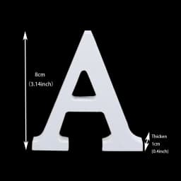 1pc DIY Freestanding Wood Wooden Letters White Alphabet Wedding Birthday Party Home Decorations Personalised Name Design