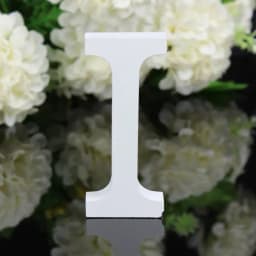 1pc DIY Freestanding Wood Wooden Letters White Alphabet Wedding Birthday Party Home Decorations Personalised Name Design