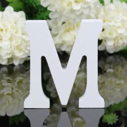 1pc DIY Freestanding Wood Wooden Letters White Alphabet Wedding Birthday Party Home Decorations Personalised Name Design