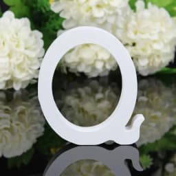 1pc DIY Freestanding Wood Wooden Letters White Alphabet Wedding Birthday Party Home Decorations Personalised Name Design