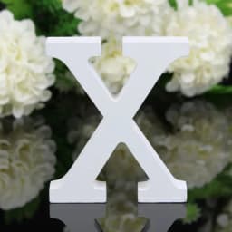 1pc DIY Freestanding Wood Wooden Letters White Alphabet Wedding Birthday Party Home Decorations Personalised Name Design