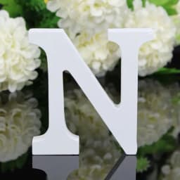 1pc DIY Freestanding Wood Wooden Letters White Alphabet Wedding Birthday Party Home Decorations Personalised Name Design