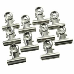20Pcs Stainless Steel Chip Bag Clips For Air Tight Seal Grip Food Sealing Clamp Clip Powder Food Package Bag Clip