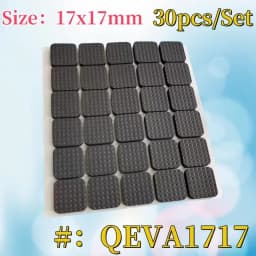 Rubber Pads For Chair Legs 1-24pcs Anti Slip Mat Bumper Damper Non-Slip Round Square Self Adhesive Table Feet Protector Hardware