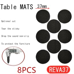 Rubber Pads For Chair Legs 1-24pcs Anti Slip Mat Bumper Damper Non-Slip Round Square Self Adhesive Table Feet Protector Hardware
