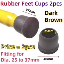 Rubber Pads For Chair Legs 1-24pcs Anti Slip Mat Bumper Damper Non-Slip Round Square Self Adhesive Table Feet Protector Hardware