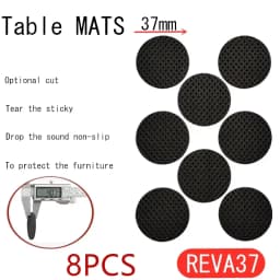 Rubber Pads For Chair Legs 1-24pcs Anti Slip Mat Bumper Damper Non-Slip Round Square Self Adhesive Table Feet Protector Hardware