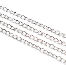 5 Meters/lot 3x2mm 4x3mm Bronze Gold Silver 5 Colors Plated Unwelded Iron Cable Chains DIY Jewelry Making Findings Accessories