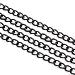 5 Meters/lot 3x2mm 4x3mm Bronze Gold Silver 5 Colors Plated Unwelded Iron Cable Chains DIY Jewelry Making Findings Accessories
