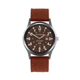 Reloj Hombre Fashion Green Watches Men Sports Watches Nylon Strap Auto Date Quartz Wristwatches Luminous Hands Relogio Masculino