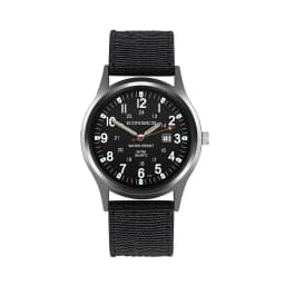 Reloj Hombre Fashion Green Watches Men Sports Watches Nylon Strap Auto Date Quartz Wristwatches Luminous Hands Relogio Masculino
