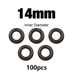 200Pcs Hole Metal Eyelets Grommets Gunblack Color with Washer For Diy Leathercraft Accessories Shoes Belt Cap Bag Tags Clothes