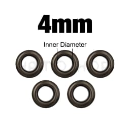 200Pcs Hole Metal Eyelets Grommets Gunblack Color with Washer For Diy Leathercraft Accessories Shoes Belt Cap Bag Tags Clothes