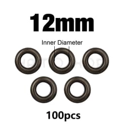200Pcs Hole Metal Eyelets Grommets Gunblack Color with Washer For Diy Leathercraft Accessories Shoes Belt Cap Bag Tags Clothes