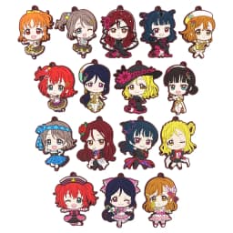 Love Live Sunshine Anime Lovelive Aqours Yoshiko Ruby Chika Hanamaru Dia Kanan Mari Game PVC Keychain