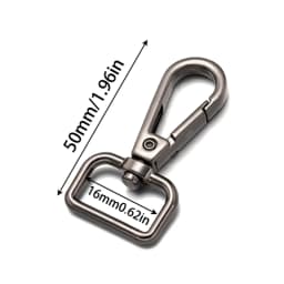 5pcs 14/16/20/25/32/38mm Swivel Lobster Clasp Keychains Closure For Rotating Hook Key Fob Carabiner Bag Making Supplies Crafts