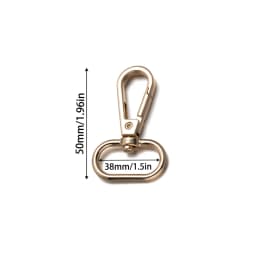 5pcs 14/16/20/25/32/38mm Swivel Lobster Clasp Keychains Closure For Rotating Hook Key Fob Carabiner Bag Making Supplies Crafts