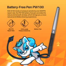 4x2.6 Inch Huion H420X Graphics Tablet Drawing Tablets Ultra Thin Signature Pad Type C Easy Connect to Android Phone Windows PC
