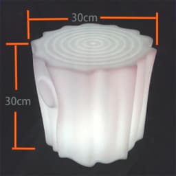 Plastic Cubes Shell Case, Bar Table, Outdoor, Plastic PE, Cube Stool, D20cm, D25cm, D30cm, 40cm, 43cm, 50cm, 60cm, 1Pc