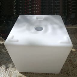 Plastic Cubes Shell Case, Bar Table, Outdoor, Plastic PE, Cube Stool, D20cm, D25cm, D30cm, 40cm, 43cm, 50cm, 60cm, 1Pc