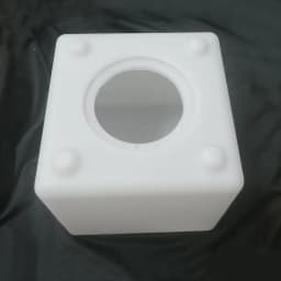 Plastic Cubes Shell Case, Bar Table, Outdoor, Plastic PE, Cube Stool, D20cm, D25cm, D30cm, 40cm, 43cm, 50cm, 60cm, 1Pc