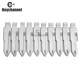 Keychanel 10pcs NE72 #53 KD Car Key Blade For KD KEYDIY Xhorse Remote For Renault Peugeot 206 207 Citroen C2 NO.53 Flip Key