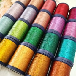 0.5 0.8 Mm Wax Thread Colored Gold Round Handmade Leather Polyester Environmental Protection Metallic Luster Jewelry