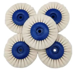 5pcs Dental Laboratory Lab Tools Materials Latch Polishing Brush Wheel Rotary Wool Goat Cotton Black Buff Dentistry Odontologia