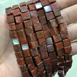 Wholesale 8*8mm Square Tiger Eye Turquoises Crystal Jades Natural Cube Stone Beads For Jewelry Making DIY Bracelet Accessories