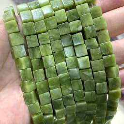 Wholesale 8*8mm Square Tiger Eye Turquoises Crystal Jades Natural Cube Stone Beads For Jewelry Making DIY Bracelet Accessories