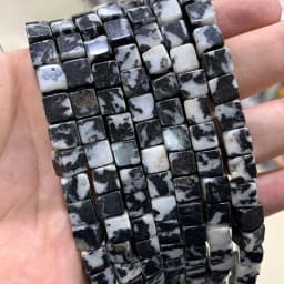 Wholesale 8*8mm Square Tiger Eye Turquoises Crystal Jades Natural Cube Stone Beads For Jewelry Making DIY Bracelet Accessories