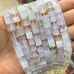 Wholesale 8*8mm Square Tiger Eye Turquoises Crystal Jades Natural Cube Stone Beads For Jewelry Making DIY Bracelet Accessories